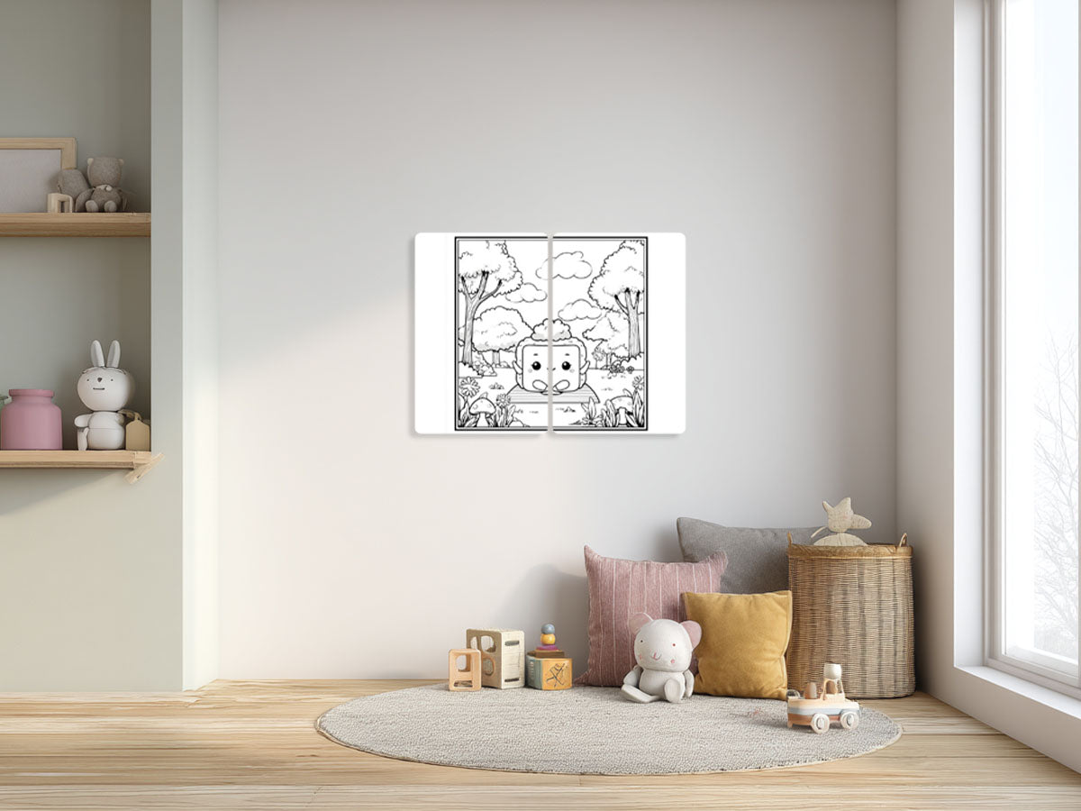 Coloring & Kids 62 fekvő enteriőr nézet