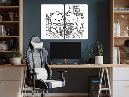Coloring & Kids 71 fekvő enteriőr nézet