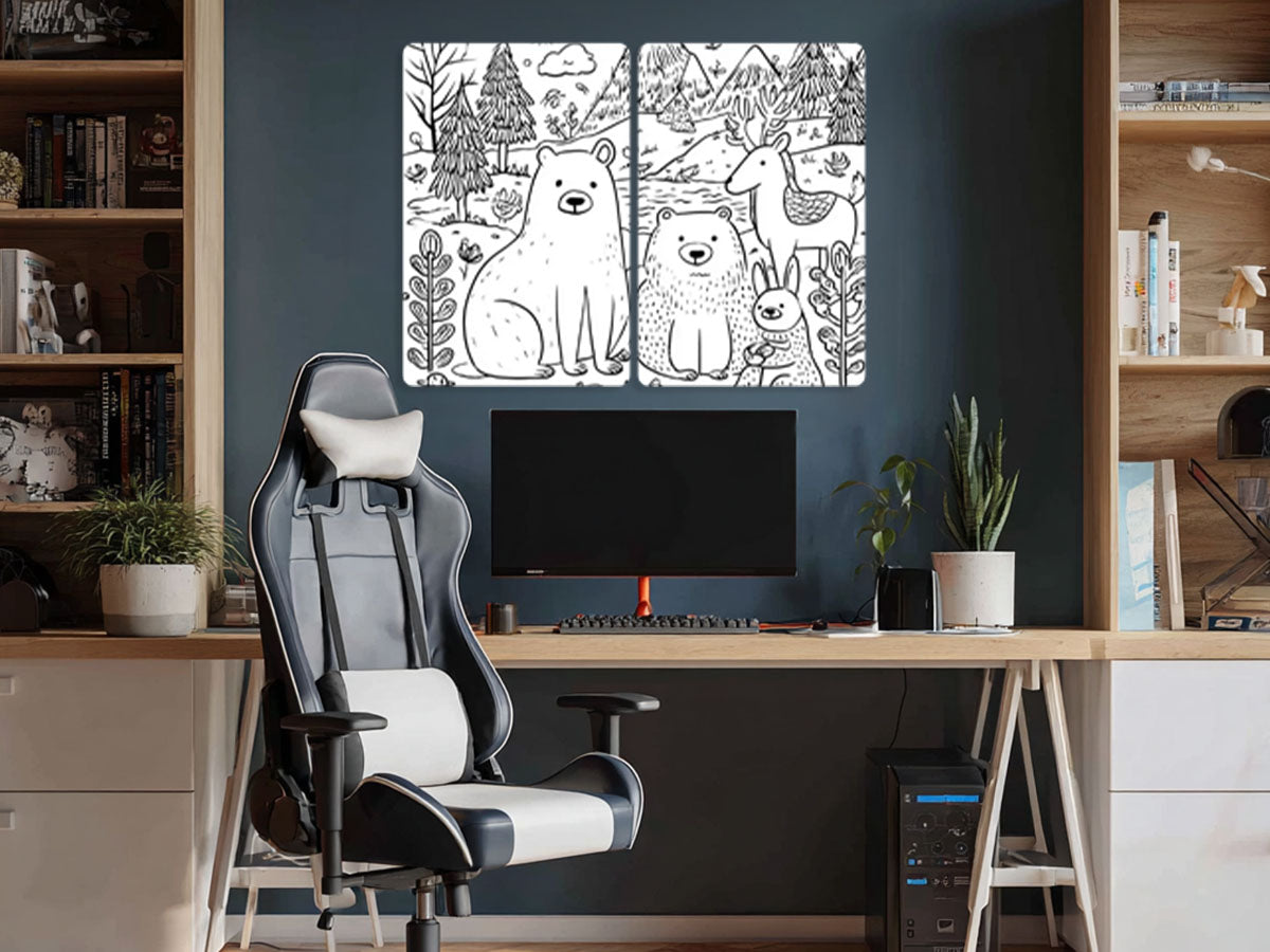 Coloring & Kids 72 fekvő enteriőr nézet